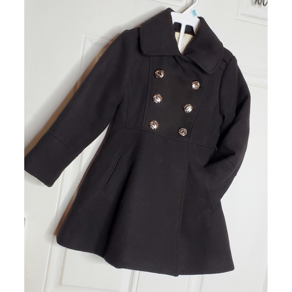 🐾Girls Black Peacoat🐾